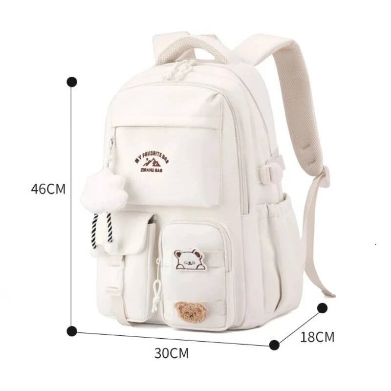 Bestseller Korean Style Daily Backpack For Women Packsack Waterproof nylon Fabric Travel Backpacks Girls School Bag Teenagers Casual Bags ddmybear ddm