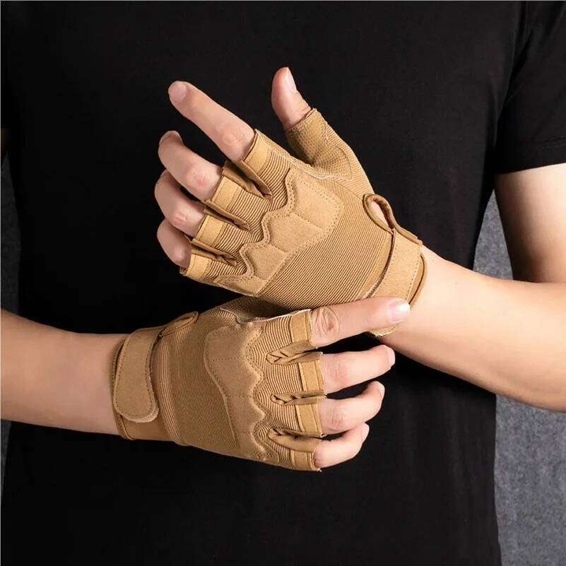 Men & WomenHalf Finger Cycling Gloves - Non-slip, durable tactical gloves for outdoor sports, training and fitness Y260115