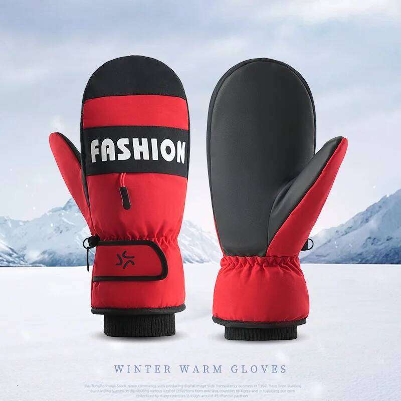 Winter Skiing Waterproof Snowboarding Touch Screen Thermal Thick Snow Windproof Gloves Men Women Snowmobile Warm Mittens Y260115