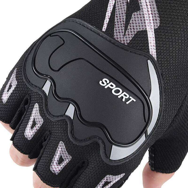 Outdoor Tactical Cycling Half Finger Breathable Bicycle Non-slip Glove Men Women Gym Gloves Shock-proof guantes Y260115