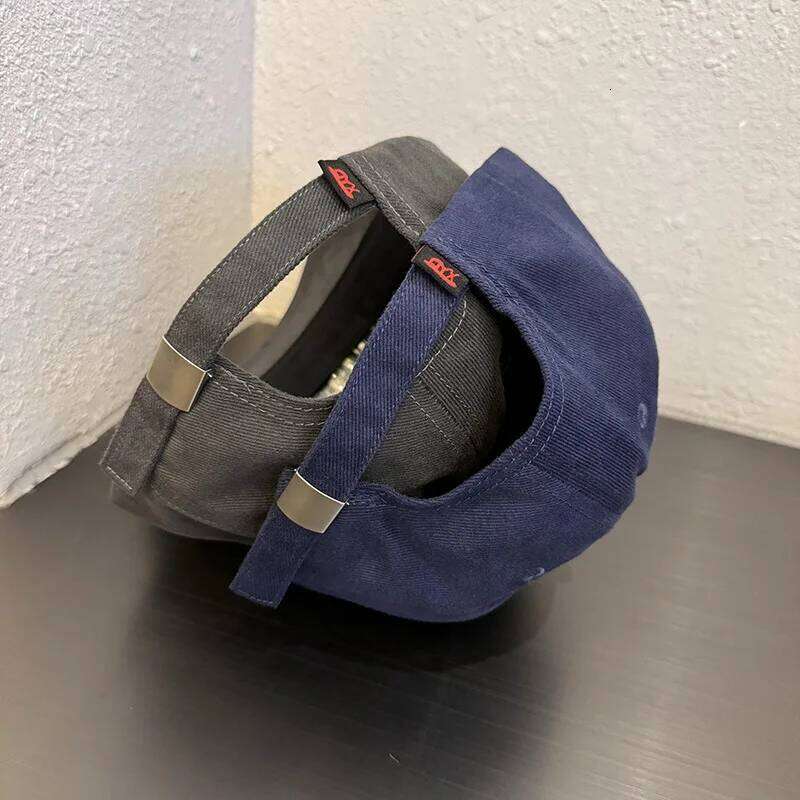 Solid Color Letter Embroidery Duck Tongue Cap For Men Women Short Brim Baseball Casual Adjustable Unisex Sun Hat Y260115