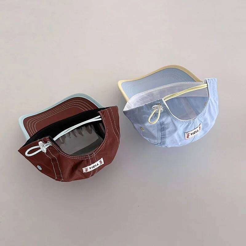 Summer Kids Baseball Cap Outdoor Sport Quick Drying Duck Tongue For Boys Girls Thin Breathable Children Sun Hat Y260115