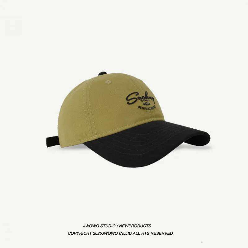 Creative Splice Contrast Color Outdoor Quick-drying Golf Fishing For Women Men Summer Sun Hat Baseball Cap Y260115