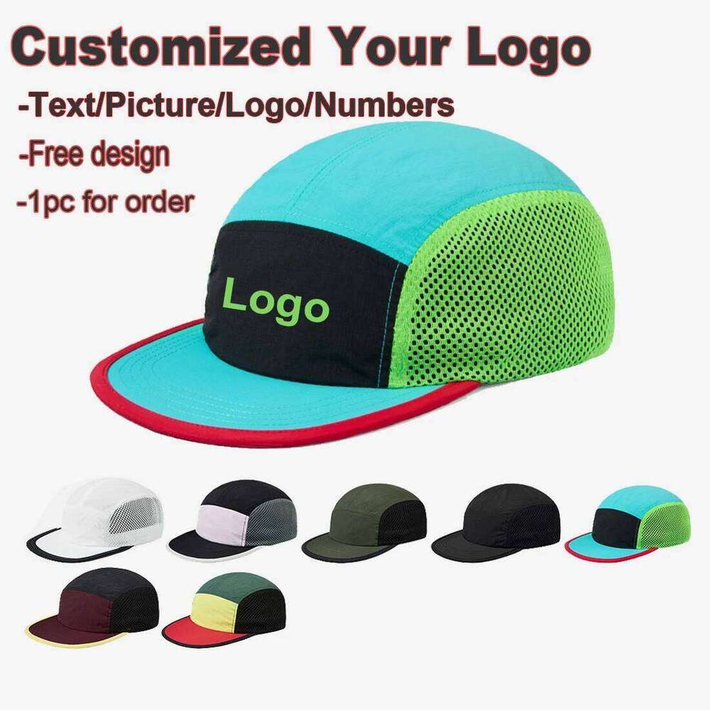 Factory New Customizable Logo Print Contrasting Color Baseball Cap Outdoor Sports Light and Breathable Mesh Camping Hat Y260115