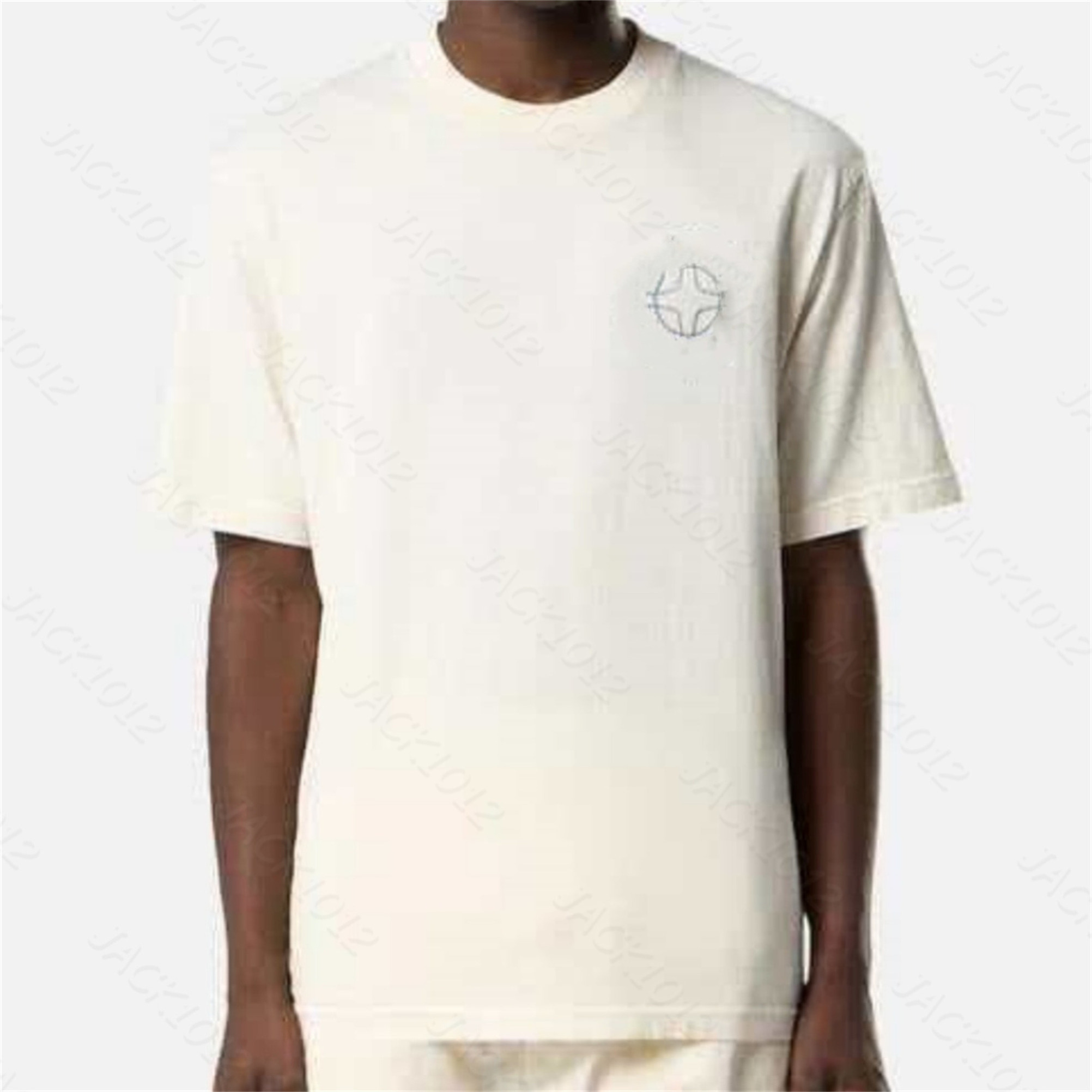 26ss STONE T-Shirt Designer Summer Casual Short Sleeve Cotton Tshirt Luxury Brand Men Fashion ISLAND Compass Letter Print Logo Top Sportswear Tees KYJ