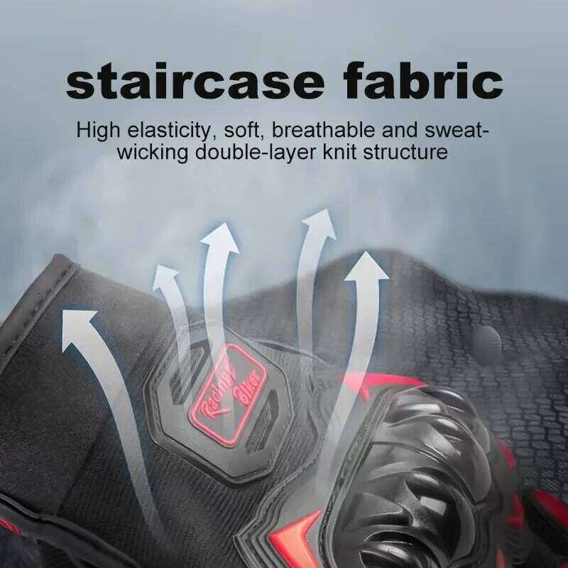 Motorcycle Black Racing Genuine Leather Motorbike Road Riding Team Glove Men Summer Winter Cycling Gloves Y260115