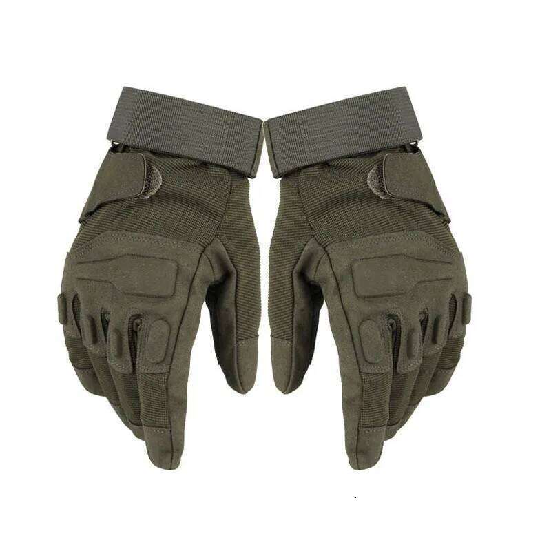 Tactical Combat Hunting Training Full Finger for Men Paintball Outdoor Sports Shooting Bicycle Gloves Y260115