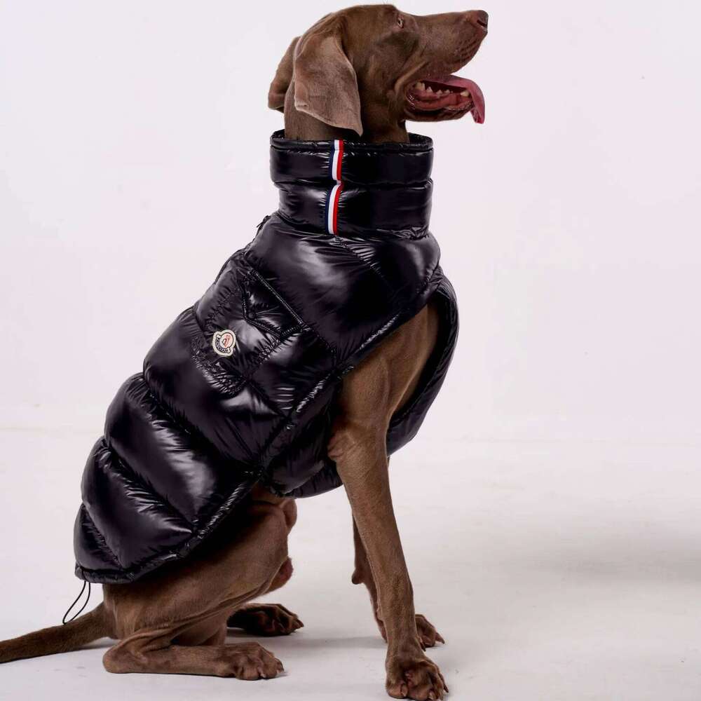 Famous brand S XL Large Winter Thick Down Coat High Collar Warm Windproof Adjustable Pet Clothes Legged Padded Dog Jacket Vest pupakaIK