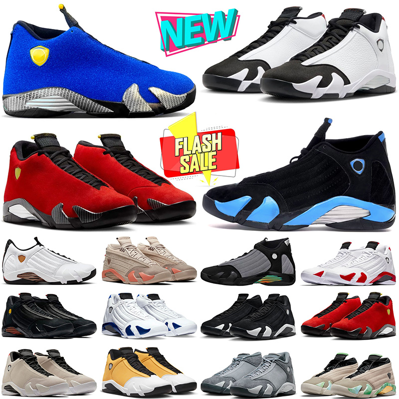 14 14s basketball shoes men Ferrari Blue Candy Cane US Open Black White Green Last Shot Flint Grey mens trainers outdoor sneakers