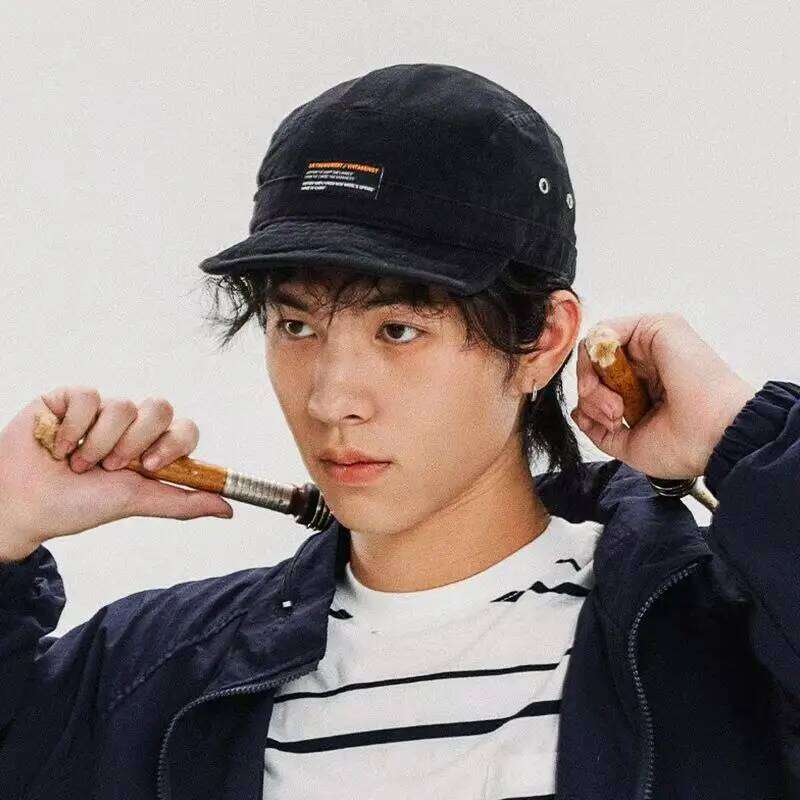 5panel Retro Short Eaves Soft Top Baseball Women Men Street Sunshade Student Outdoor Sports Running Caps Snapback Hat Y260115