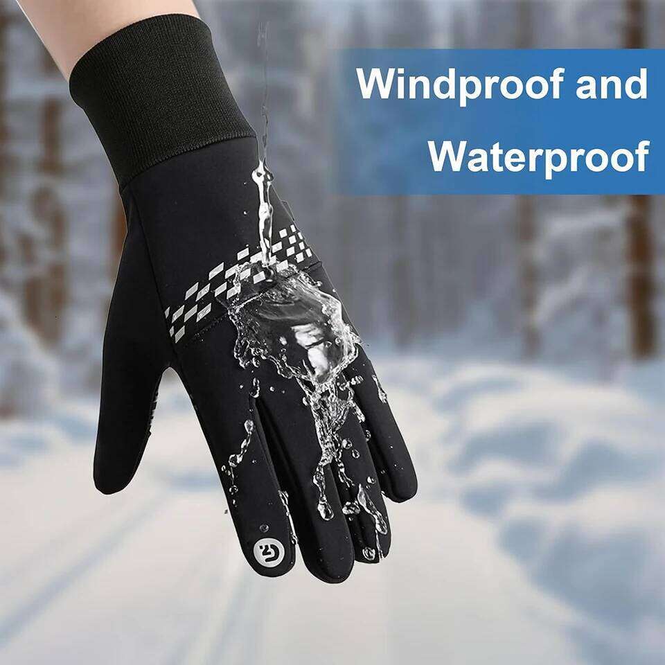 GTUBIKE Winter Men & Women,Touchscreen Windproof Thermal Gloves,Water-Resistant Anti-Slip Warm Gloves for Cycling Y260115