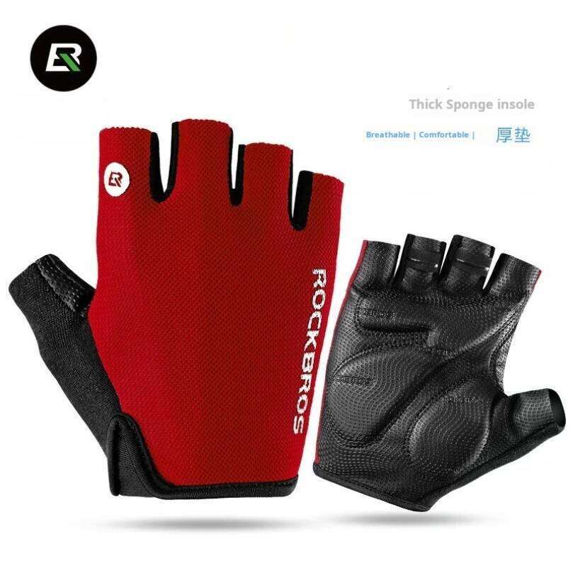ROCKBROS Cycling breathable half finger racing anti slip mountain bike cycling equipment gloves Y260115