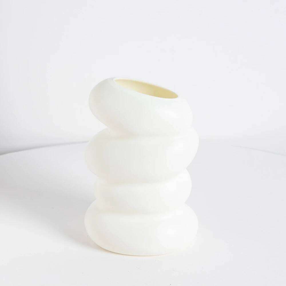 Plastic Vase Imitation Ceramic Flowers Pots Wedding Home Room Outdoor Table DIY Gift Bonsai Festival Yard Garden Decor C260116