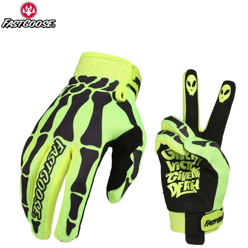 FASTGOOSE Skeleton Motorcycle Motocross Off Road MX BMX MTB ATV Guantes Moto Bicycle Touch Screen Cycling Sports Gloves A Y260115