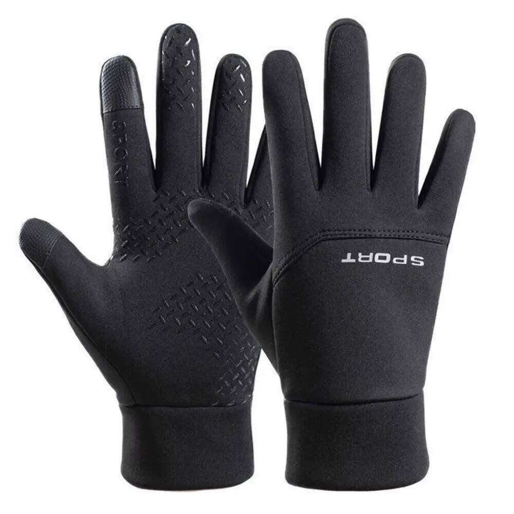 Winter 1Pair Warm Male Two Out Waterproof TouchScreen Cycling Protective Mittens Full Finger Gloves Y260115