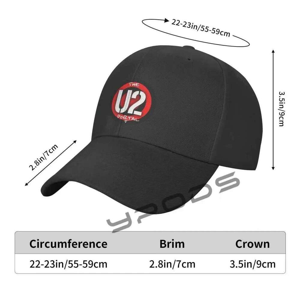 U2 Baseball Caps For Men Women Hip Hop Breathable Dad Hats Fashion Hat Trucker Dropshipping Y260115