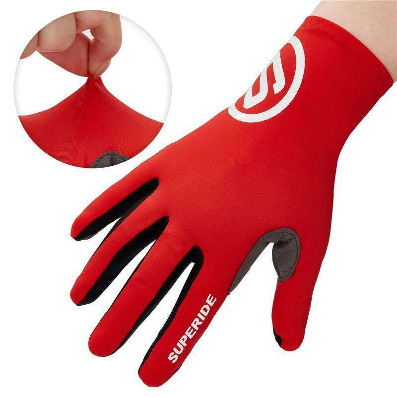 SUPERIDE Gel Padded Full Finger Cycling Men Women Breathable MTB Bicycle Sports Moisture Wicking Road Bike Gloves Y260115