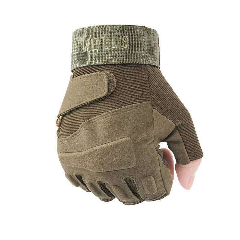 1 Pair Gloves Black Hawk Tactical Army Fans Outdoor Cutting Sports Protection Anti Slip Motorcycle Riding Men and Y260115