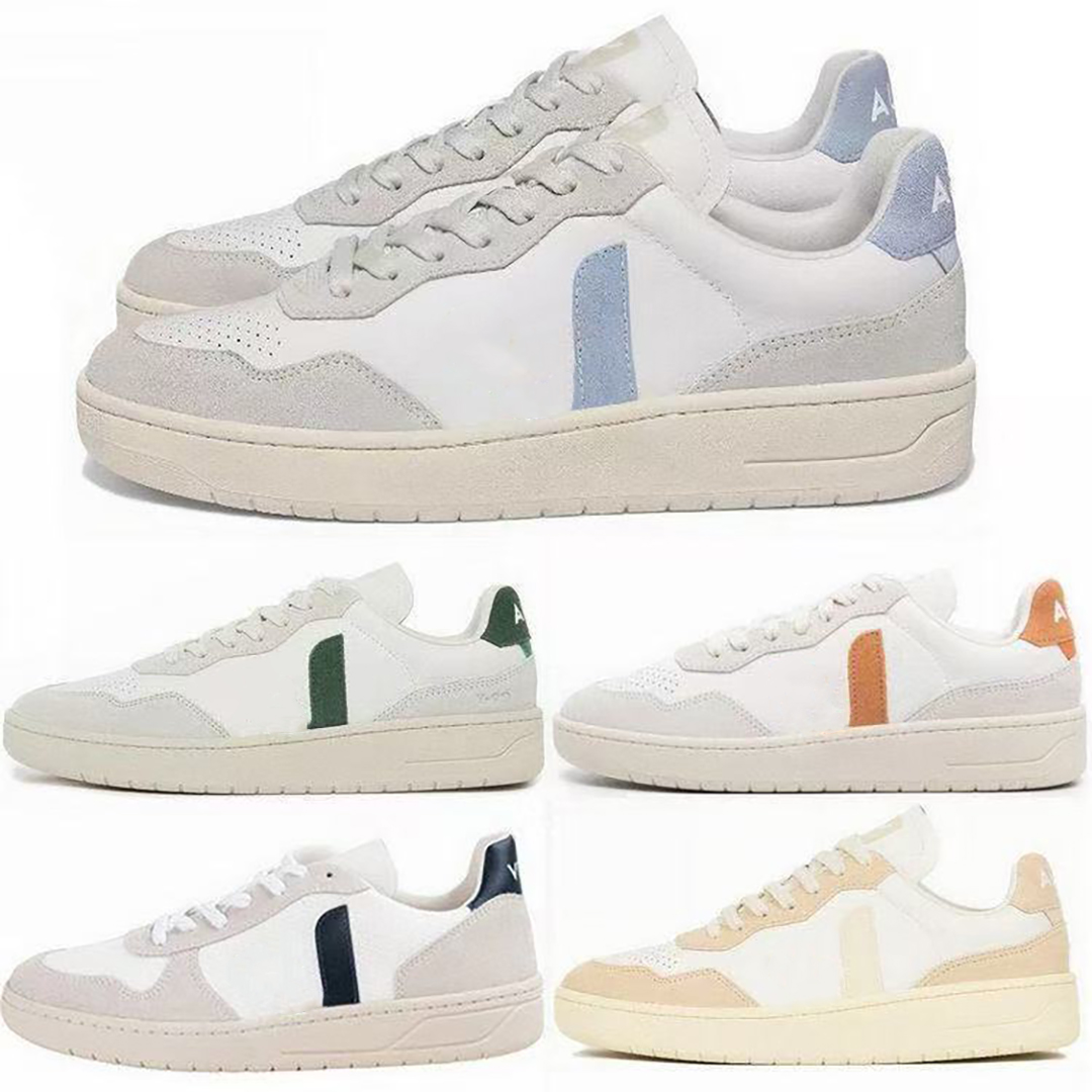 Designer Shoes Casual Walk Sports Sneakers For Mens Womens Leather Falt Skate Black White Red Trainers Top Classic chaussure size 36-45