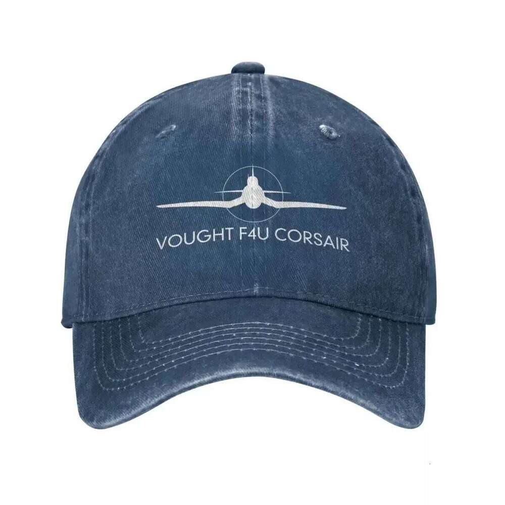 2023 New Vought F4U Corsair Gift WW2 US Air Force Plane Cap Cowboy Sports Caps Fluffy Hat Man Women's Y260115
