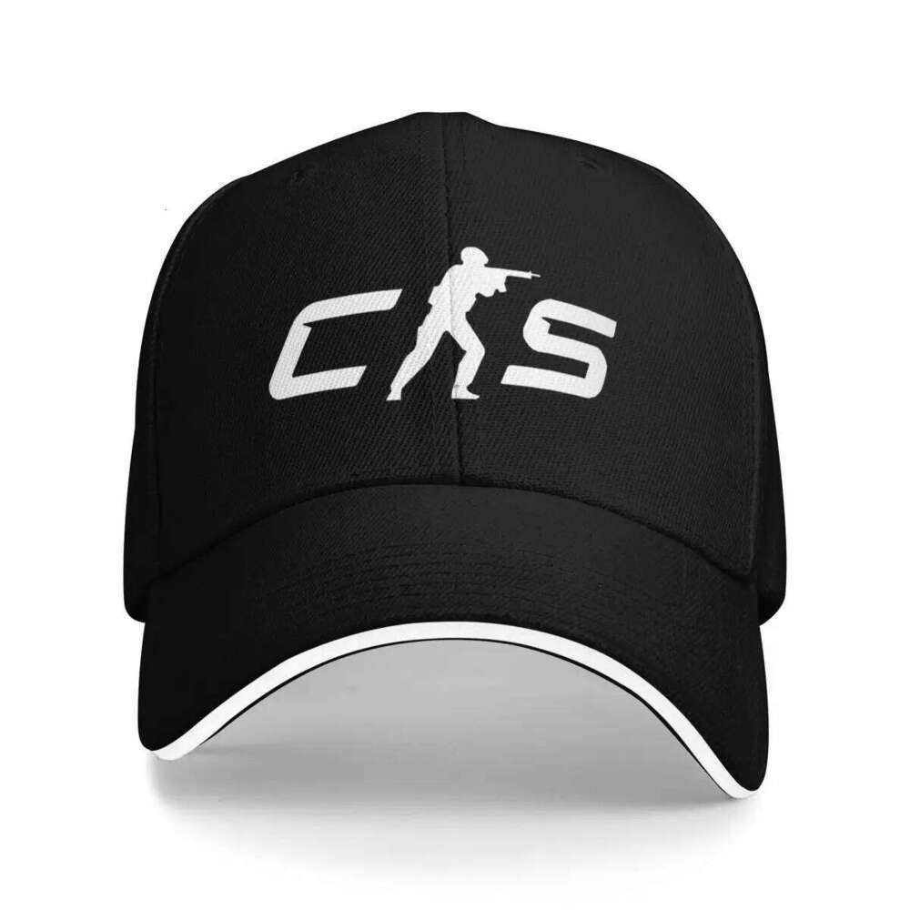 Counter-Strike 2 Logo White High Res CS2 Baseball Cap Christmas Anime Bobble Hat men's big size hat Women Caps Men's Y260115