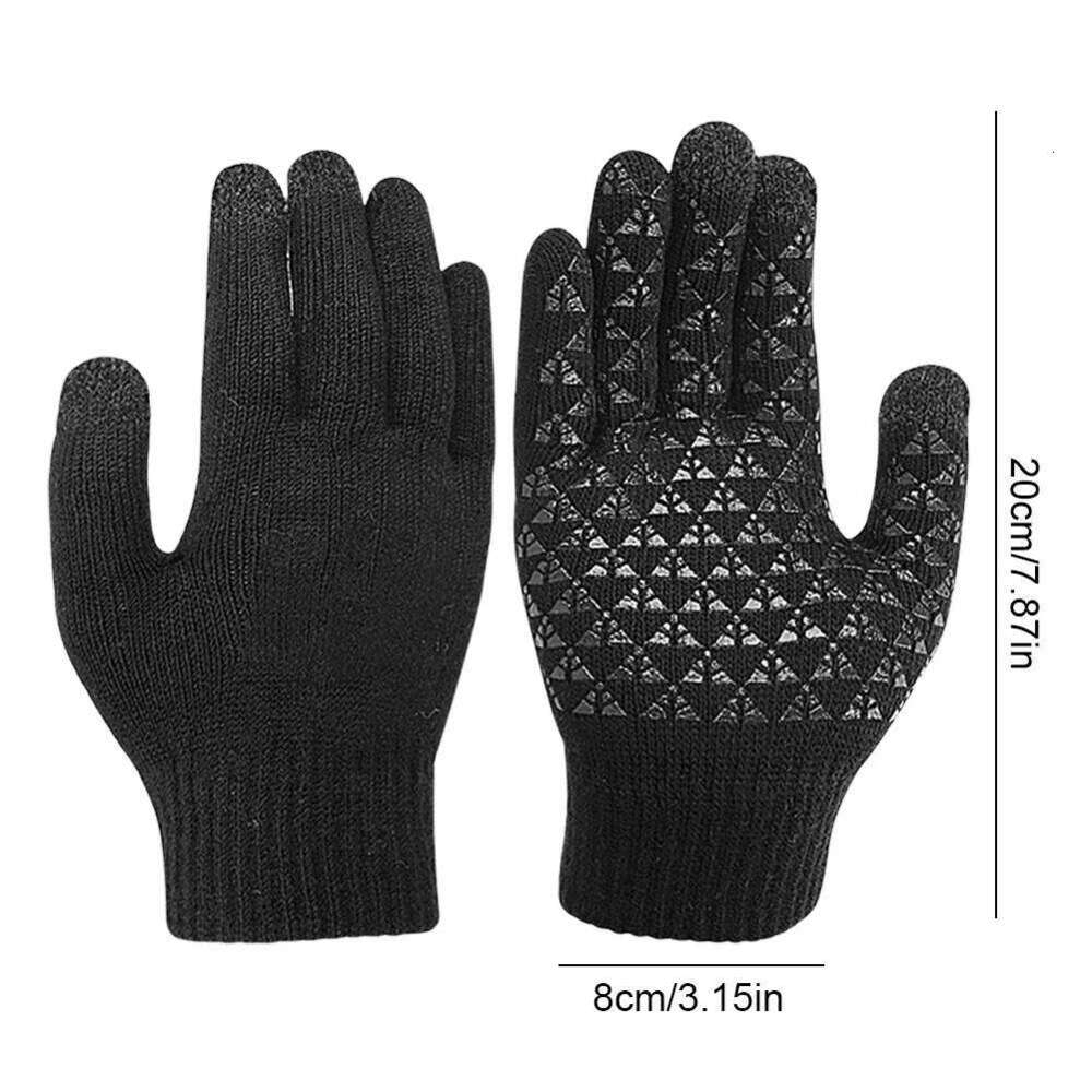 Winter Heated Gloves for Women Man Touch Touchscreen Thicken Thermal Arthritis Pain Relief USB Knitted Hand Warmer 1 Pair Y260115