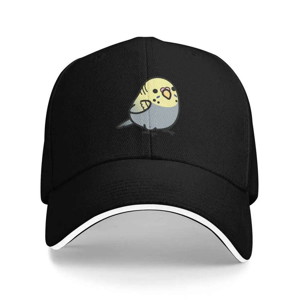 Chubby Gray Yellow-headed Budgie - Female Baseball Cap Hat Luxury Brand dad hat Women's Beach Men's Y260115