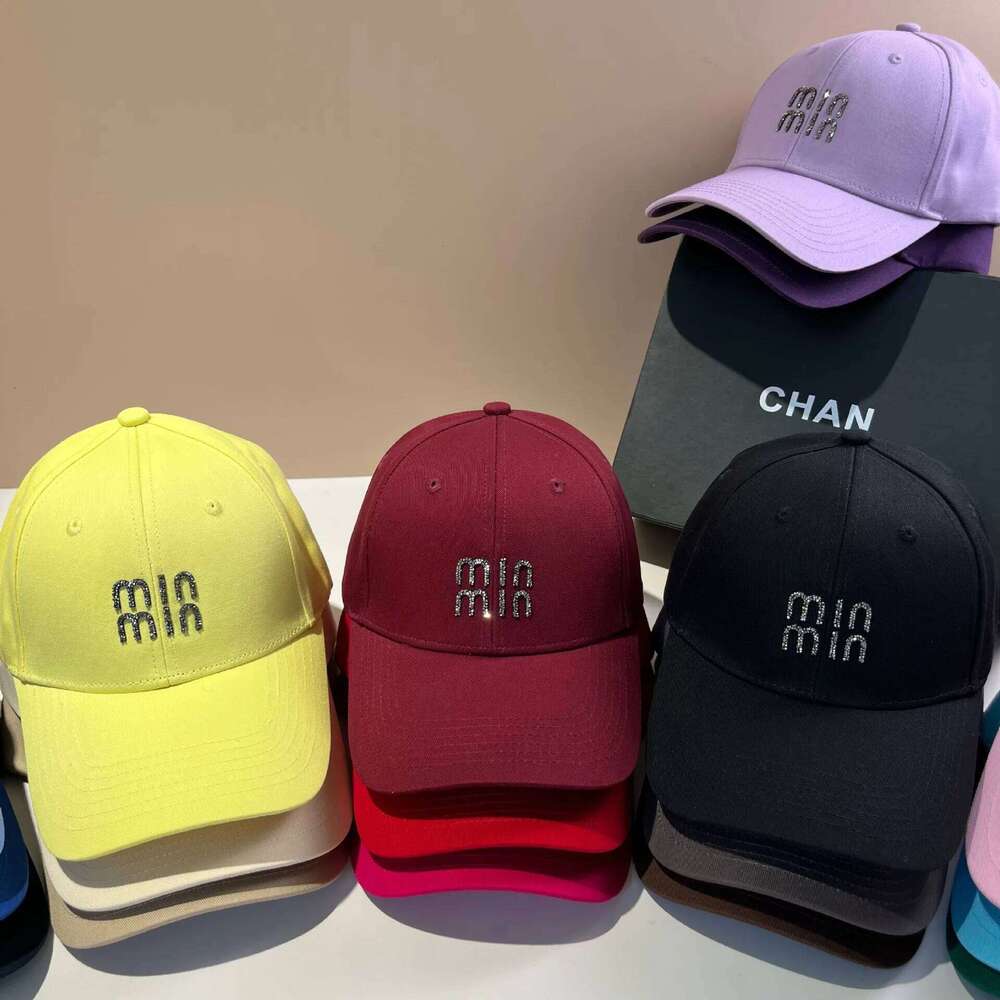 Casual Cotton Baseball Cap For Men And Women Fashion Rhinestone Letters Y2K Caps Student Hip Hop Outdoor Sport Sun Hat Y260115