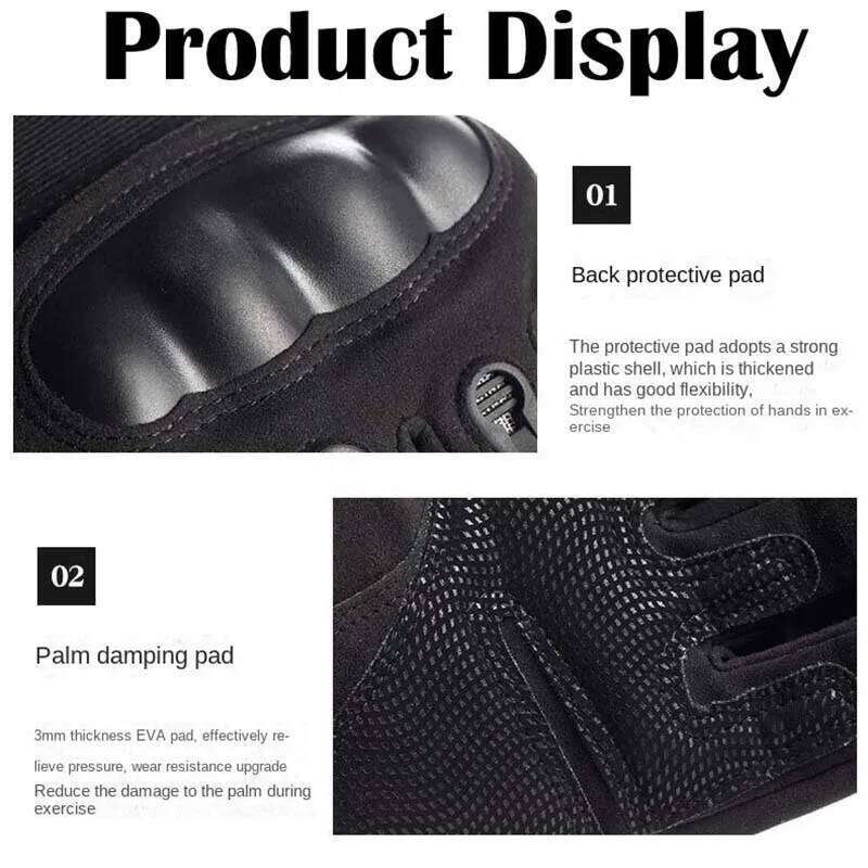 Sports Motorcycle Army Fan Outdoor Tactical Cycling Gloves Sport Training Non-slip Fitness Glove Y260115