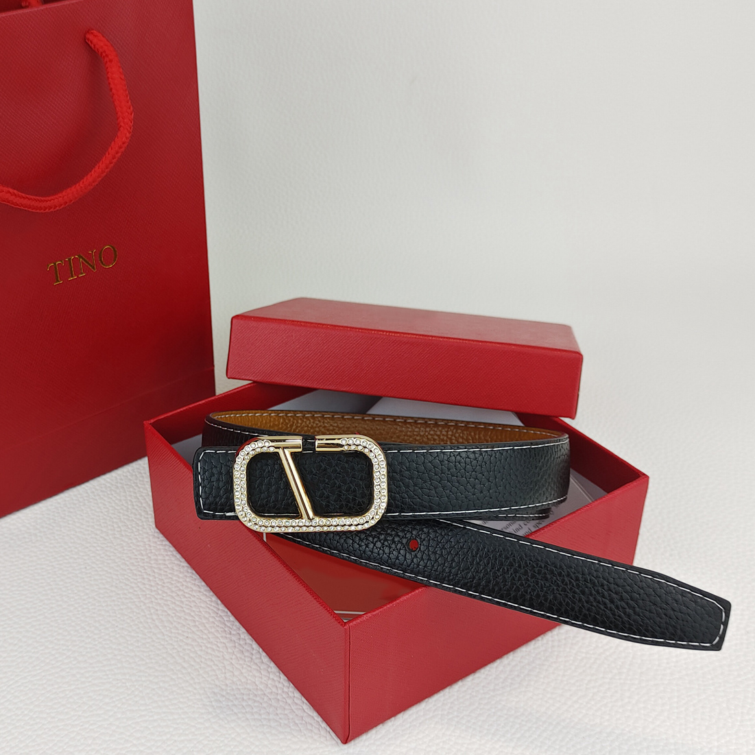Designer Women Belt Men Luxury Classic Fashion 95-115CM Leather Diamond Gift