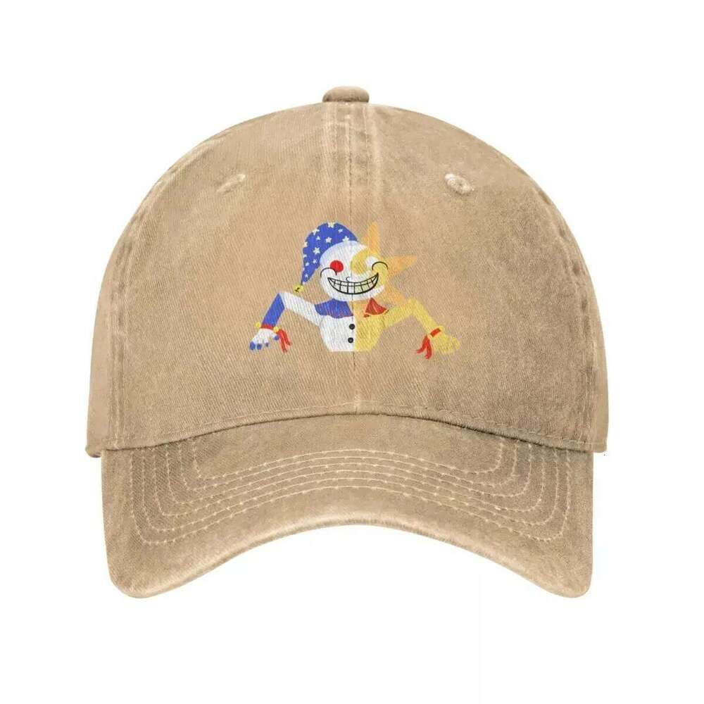 2023 New FNAF Security Breach Sundrop Moondrop Cowboy Beach Bag Military Tactical Cap Bobble Hat Mens Hats Women's Y260115