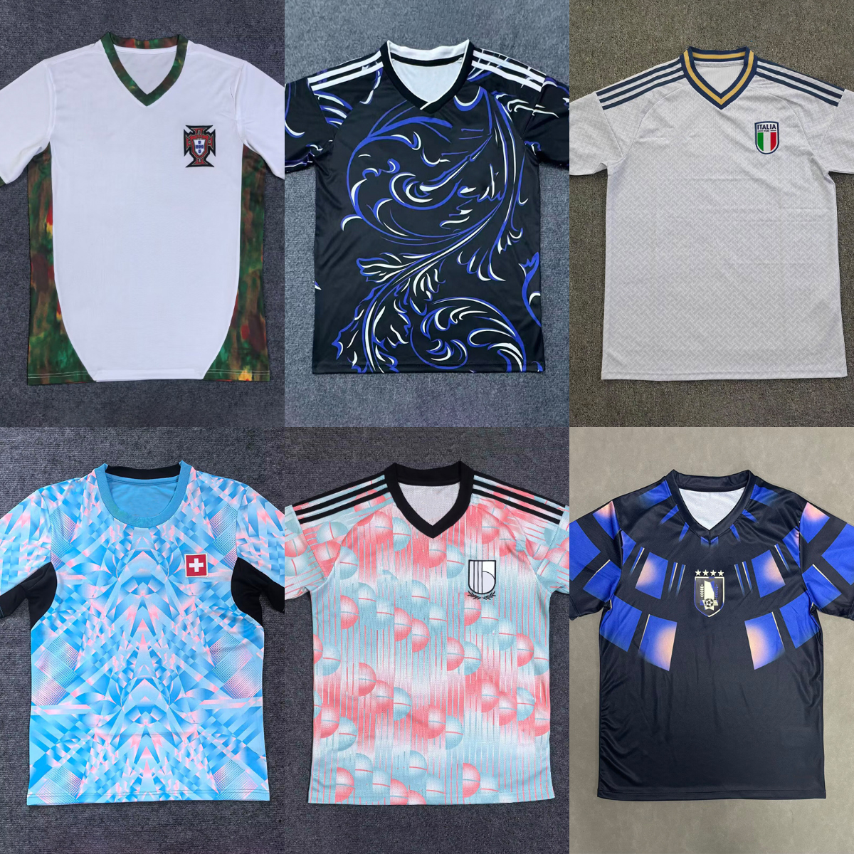 2026 World Cup national team Argentina jerseys Brazil Italy England Switzerland Croatia Uruguay Scotland Belgium football clothes short-sleeved breathable.