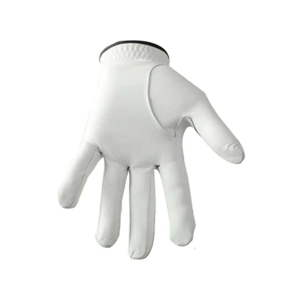Sheepskin Men's Sports White Breathable Leather Golfing Glove Maximum Grip Single Left Hand Golf Accessories Golfer Y260115