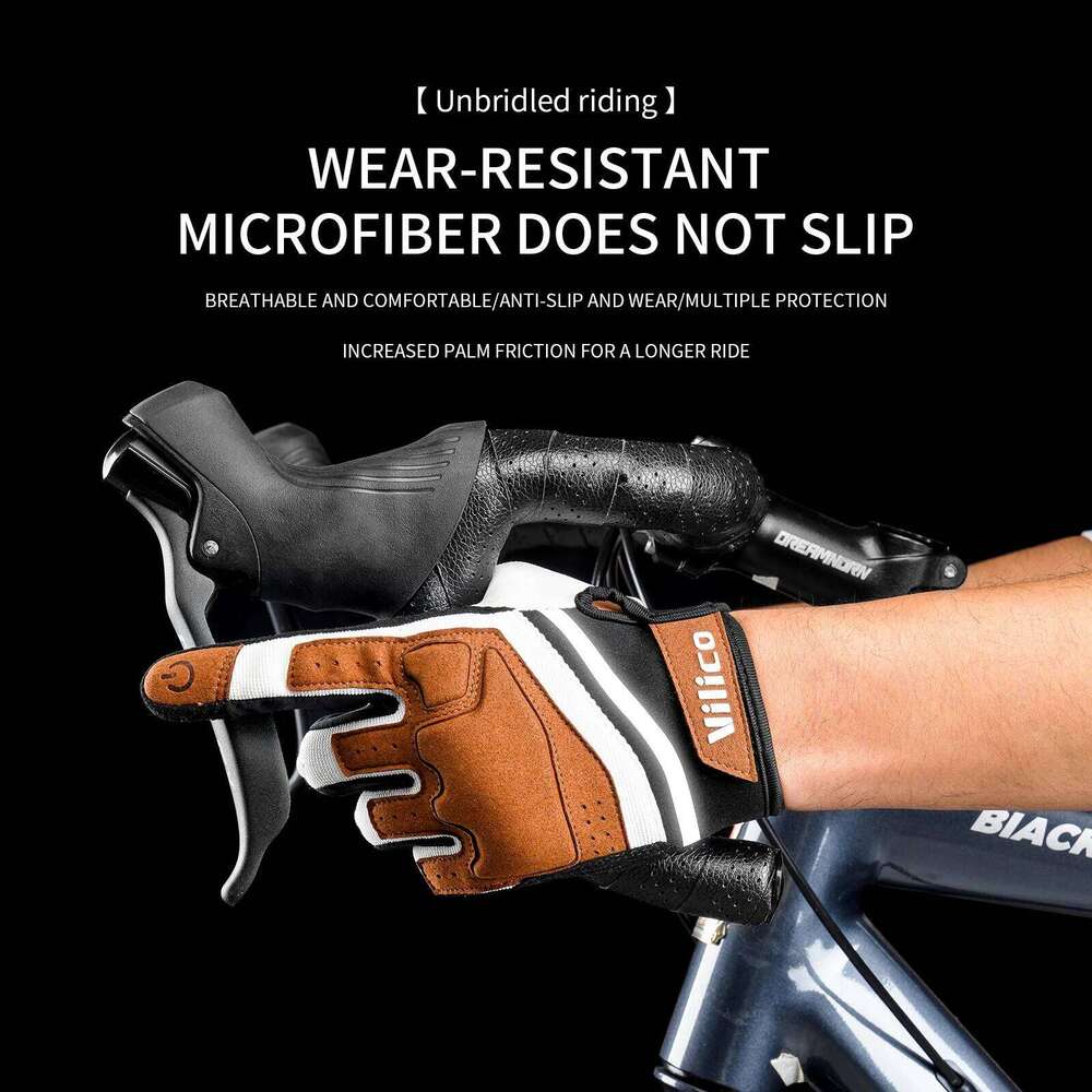 Touch Screen Cycling Winter Thermal Warm Windproof Full Finger Waterproof Bicycle Road Bike Gloves For Men Women Y260115