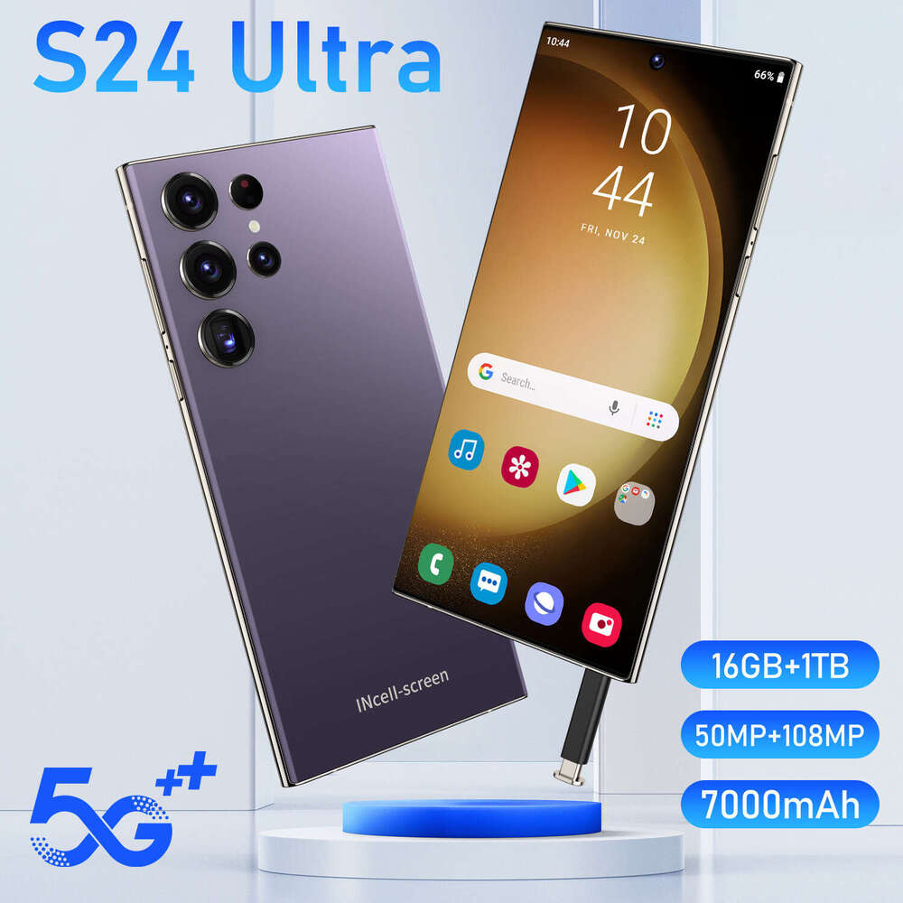 Renowned brand cross-border exclusive smart 5G factory phone S24Ultra super large screen 16+1T Android phone factory direct sales CKS