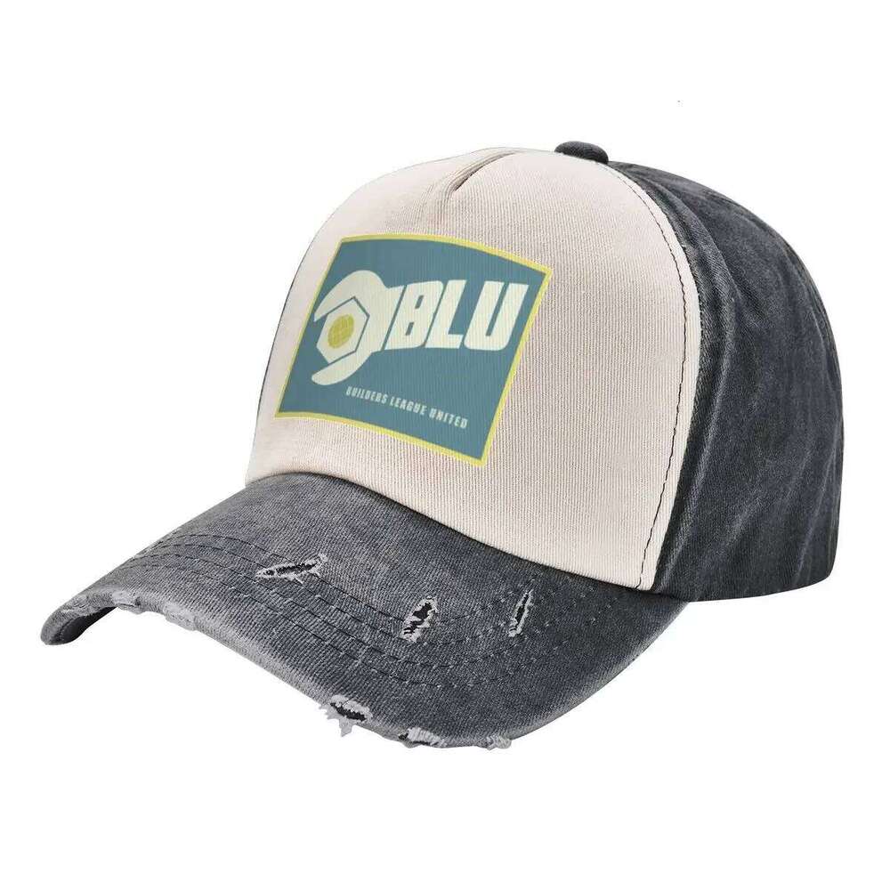 TF2 team BLU logo Baseball Cap Kids Big Size Hat Luxury Woman Men's Y260115