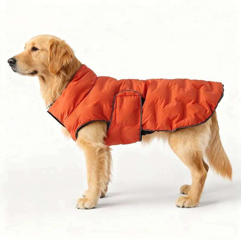 Windproof Warm Coat Comfortable Soft Jacket Cold and Wind-resistant Down-like Cotton-padded Dog Apparel 26Y0116