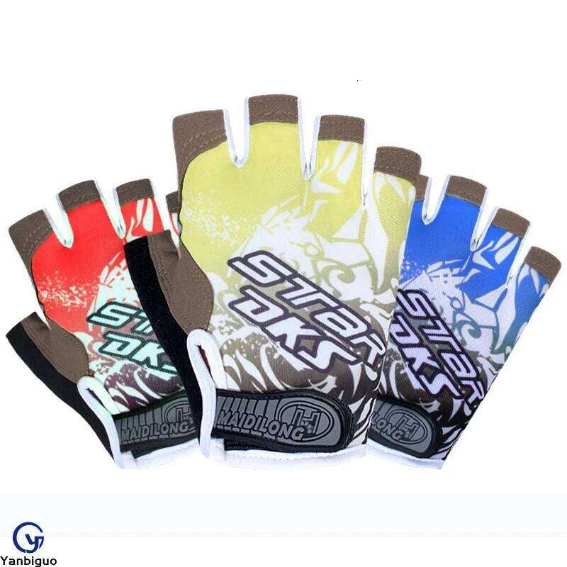 Women Men with Anti-Slip Absorbing Pad,Light Weight Half Finger for Cycling Workout Training Bicycle Gloves Y260115