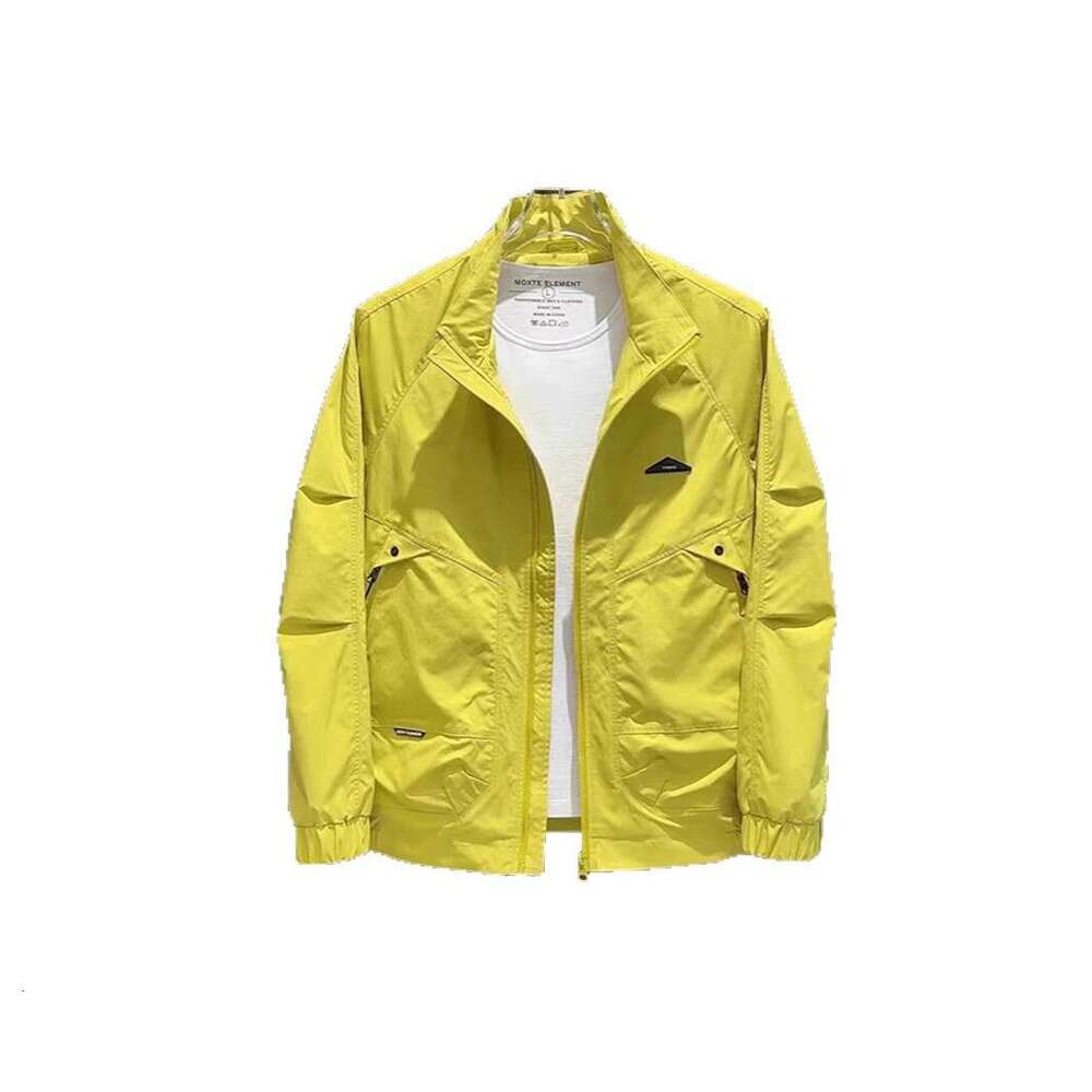 Men's Jackets Men's Outerwear CoatsOuterwear Spring And Autumn Stand Collar Trendy Personality Jacket Fashion Casual Coat Daily Commute Men&