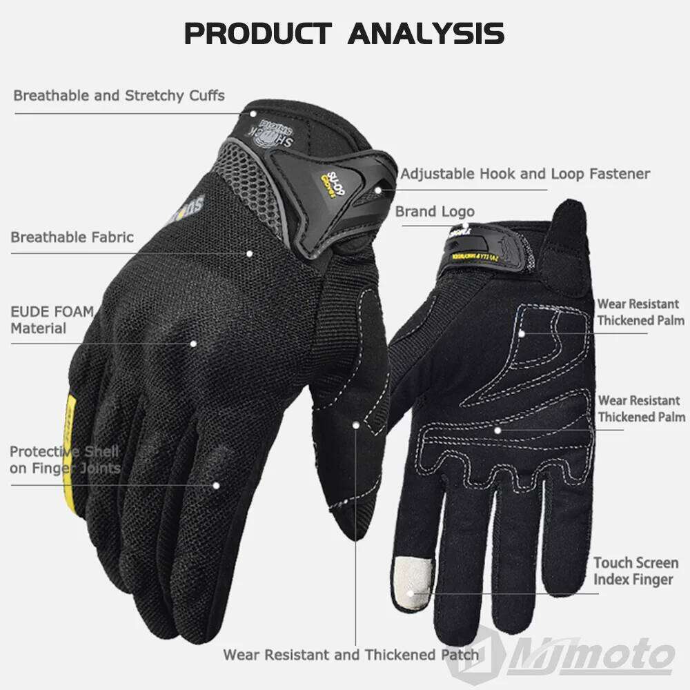Summer Motorcycle Men Women Motocross Racing Gloves Suomy Full Finger Protective Sports Guantes Moto Driver Driving Glove Y260115