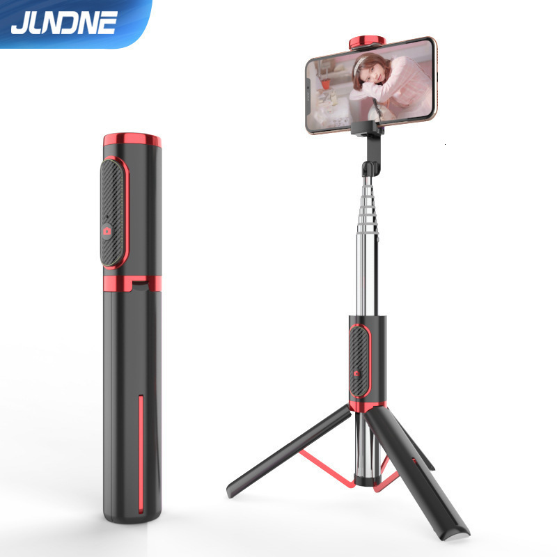 3 in 1 Wireless Bluetooth Selfie Stick Gimbal Stabilizer Foldable Handheld Tripod Monopod with Remote Control for Phone LJ200828