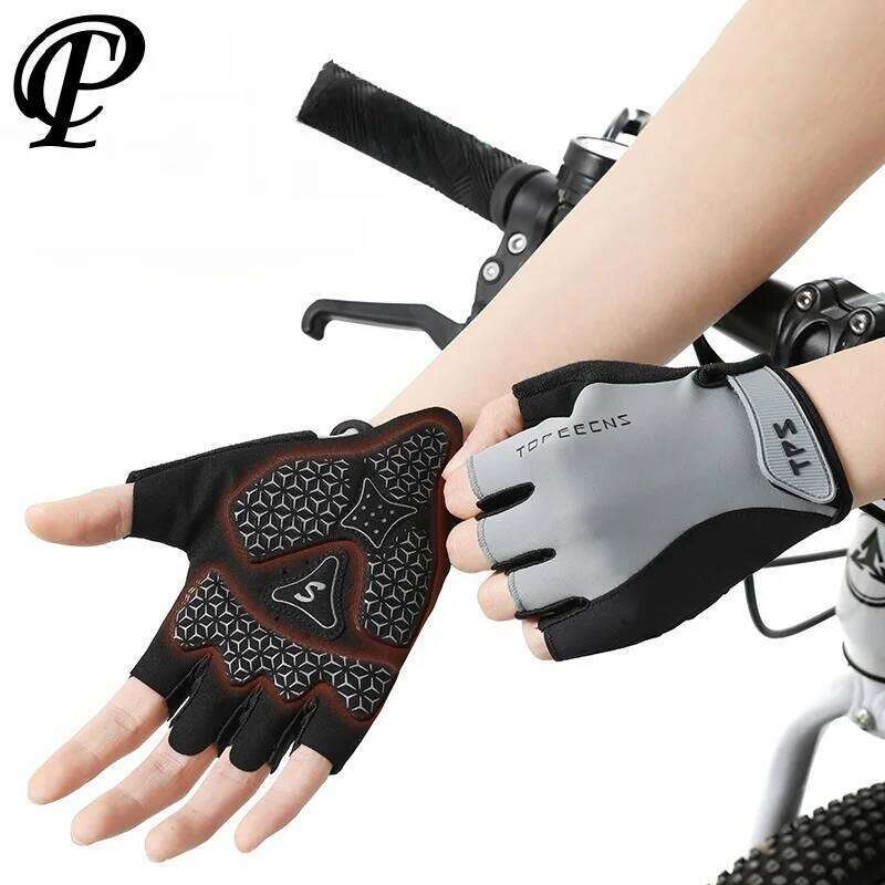 Half Finger Gym Cycling Gloves Mountain Bike Body Building Workout Sports Weight Lifting ciclismo mtb Accessories Men Women Y260115
