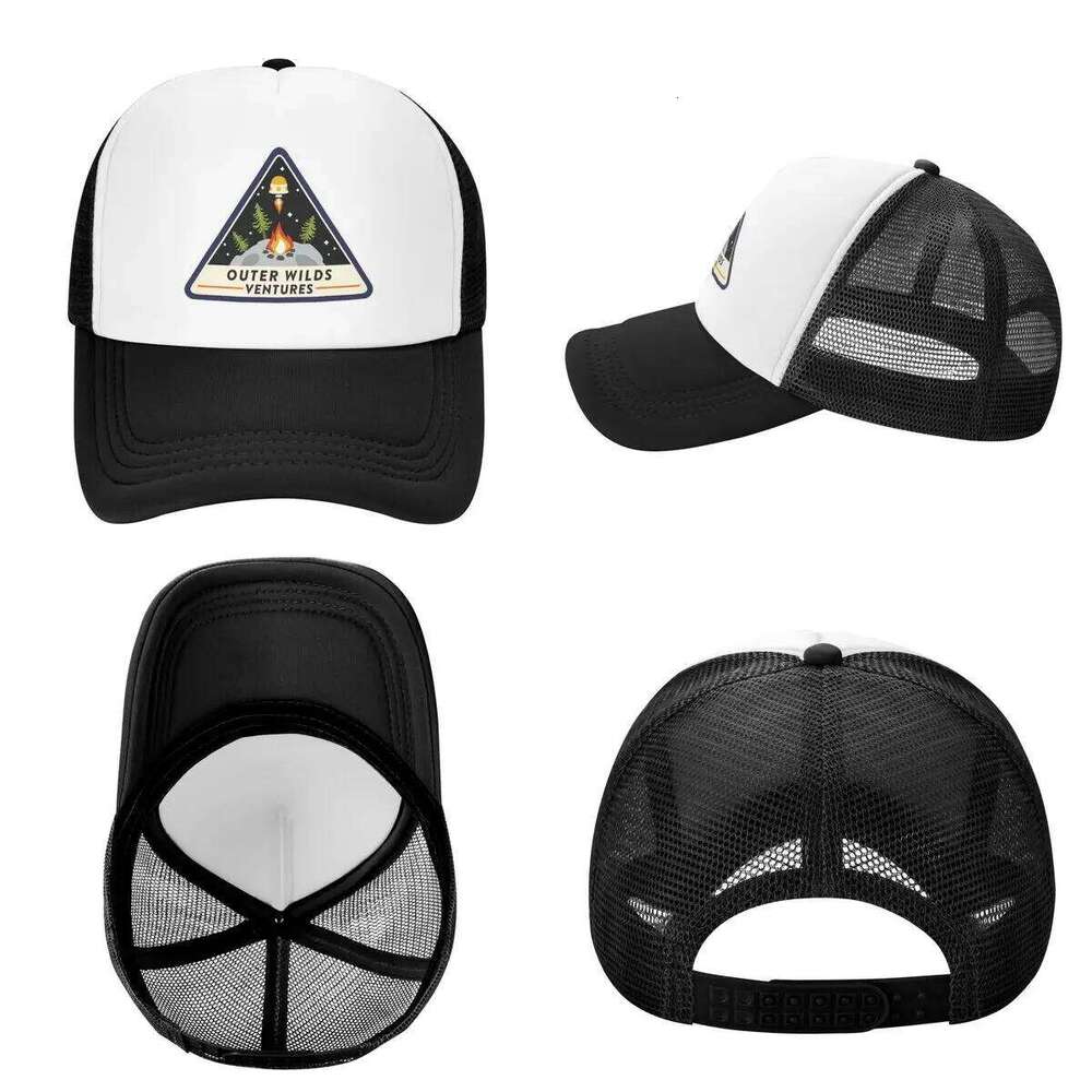 Outer Wilds Ventures Patch Cap Fashion Mesh Caps Adjustable Hat Hip Hop Summer Unisex Baseball Hats Y260115