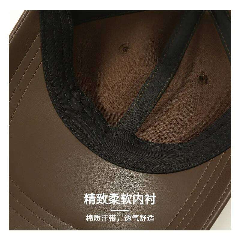 Autumn Winter Korean Men Women Versatile Retro Suede Splicing Premium Women's Fashion Casual PU Brim Baseball Cap Y260115