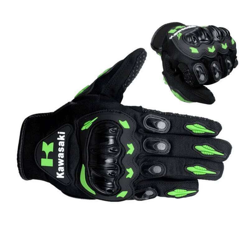 Kawasaki Motorcycle Rider Anti-Slip Full Finger Racing Off-Road Cycling Gloves Y260115