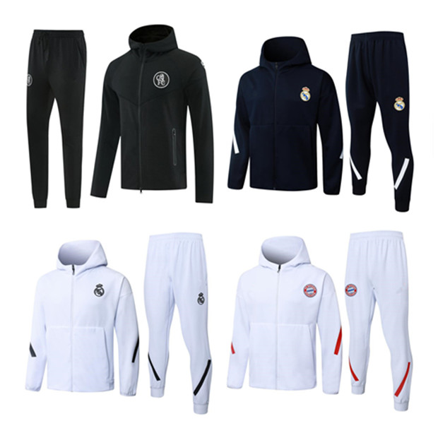 25/26 Chlesea Hoodies soccer Tracksuit CFC 2025 2026 MBEPPE BELLINGHAM VINI JR REALS Madrides Long sleeve Tracksuit training jacket coat