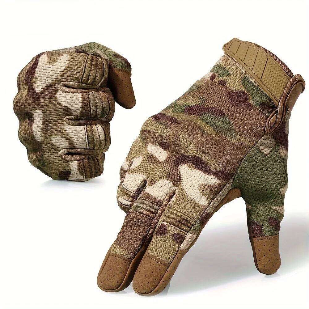 Touch Screen Army Tactical Men Women Paintball Airsoft Combat Motocycle Hard Knuckle Full Finger Military Gloves Y260115