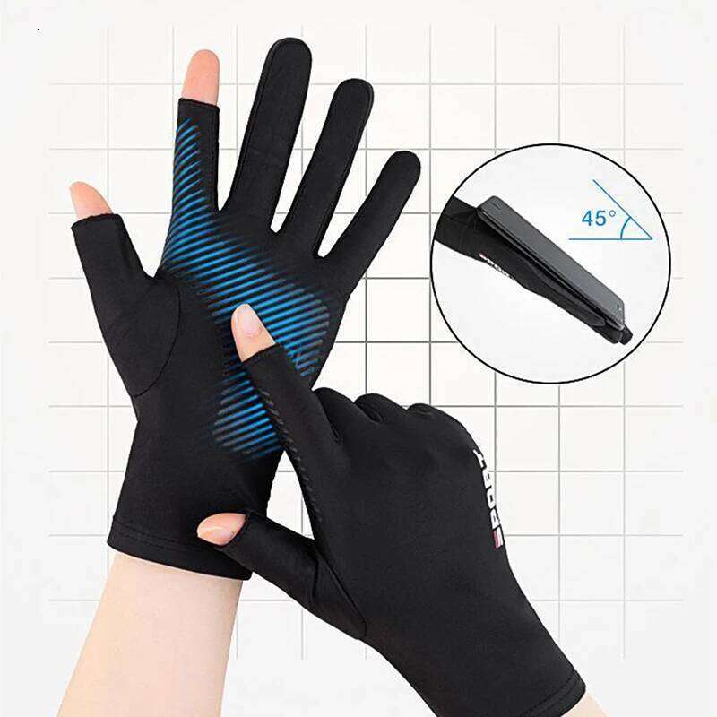 1 Pair Motorcycle Breathable Ice Silk Non-Slip Anti-UV Outdoor Sports Rider Protective Hand Gloves Free shipping Y260115