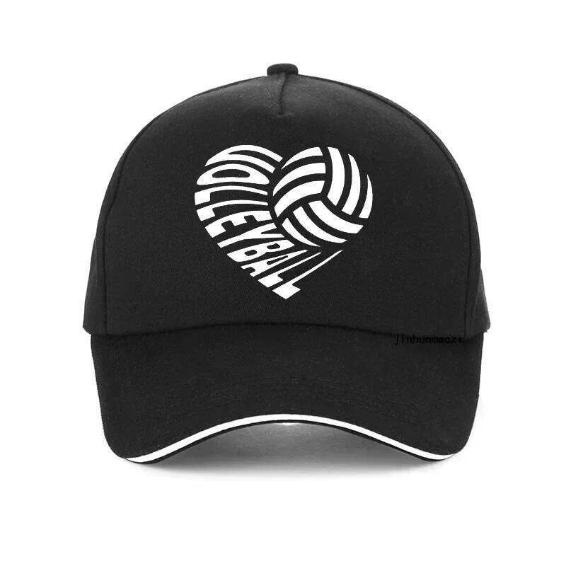 Haikyuu Volleyball Boys Anime Heart Shaped Baseball Cap Summer Outdoor Beach Sunhat Unisex Adjustable Hat Snapback Gorras Y260115