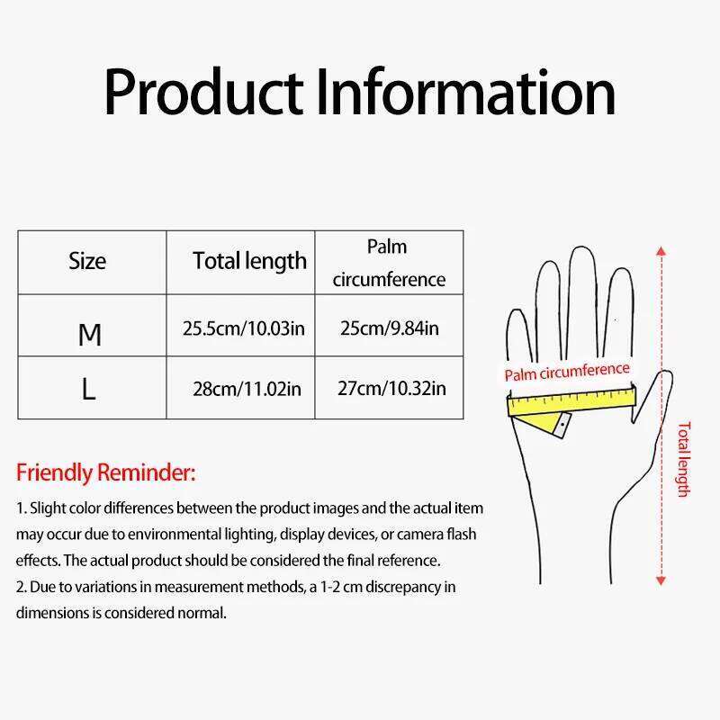 Warm Waterproof Ski Durable Nylon Fleece-Lined Unisex Cycling Winter Outdoor Gloves Y260115